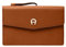 Aigner Mini Geldbörse/Kartenetui Vika, Cognac