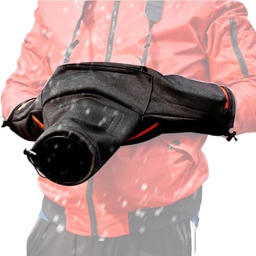 Jubilofex Kamera-Kühlabdeckung – Kamera-Objektivwärmer | Beheizte Kameraabdeckung Für Kaltes Wetter, Warme Mantelabdeckung Für Elektrische Kamera, Winterkameraschutz A