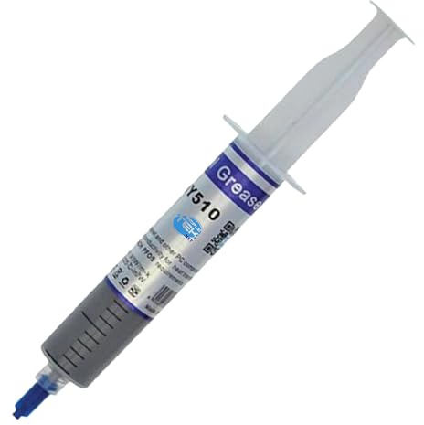 SIMPLETEK - HY510 Thermoconductive Thermal Paste Syringe for CPU Processor Socket Heatsink with 10g 1.9W/m-k Dispenser