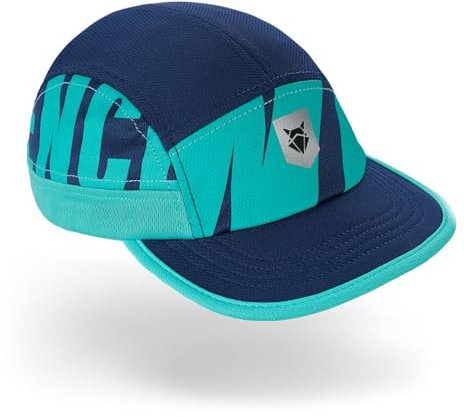 INCYLENCE Running Cap Reflective Laufkappe für Damen und Herren Verstellbar (DE/NL/SE/PL, Alphanumerisch, Einheitsgröße, Cosmic Wave)