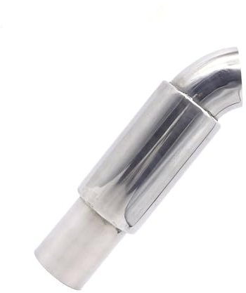 Auto Auspuff Schalldämpfer 2-Zoll-Autoauspuffrohre Universal 51MM Endrohr Auspuffanlage Racing Sport Schalldämpfer Turbo Sound Boost Edelstahl Auspuffrohr