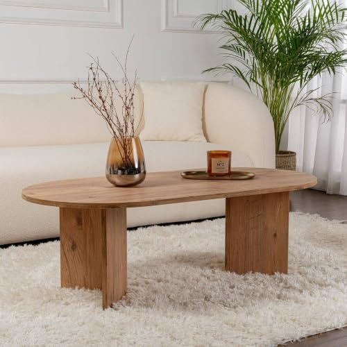 Dmora Couchtisch Parrano 119x60x40h cm Braun