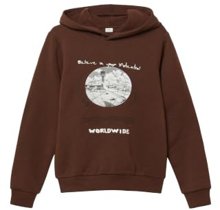 s.Oliver Kuscheliger Hoodie mit Frontprint