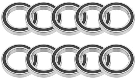 10pcs 6805-2RS Gummi Gummi Versiegelte Deep Groove Kugellager, Hochwertiges Metalllager-Kit mit 25 Mm Innendurchmesser für Kleine Hobbyprojekte, Schmiermittel Sparen,