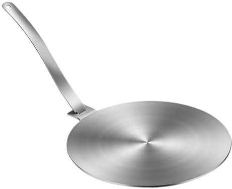 Ciieeo Piastra Diffusore Calore in Acciaio per Induzione Elettrica o Gas Piastra Conduzione del Calore per Pentole