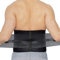 NEOtech Care Rückenbandage aus Neopren - Doppelten Bändern für Kompression (Schwarz, XXL)