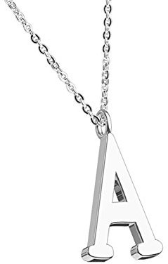 beyoutifulthings Halskette Anhänger BUCHSTABE A INITIALEN Kette Damen-Halskette Schmuck Collier Edelstahl Silber