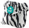 trtl Pillow – Wissenschaftlich belegt super weiches Nacken unterstützendes Reisekissen - Waschmaschinenfest (Zebra, Kind)