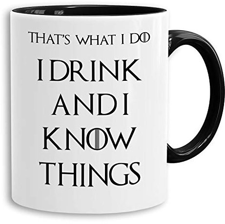 Drink - Tasse Kaffeetasse Targaryen thrones game of stark lannister baratheon Daenerys khaleesi tv blu-ray dvd, Farbe:Weiß