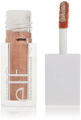 e.l.f. Liquid Glitter Eyeshadow | Lang anhaltend & schnell trocknend | Flirty Birdy | 0.1 Fl Oz (3.0 ml)