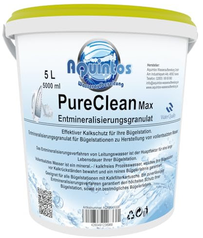 Filtergranulat Entmineralisierungsgranulat für Dampfbügeleisen (5 Liter)