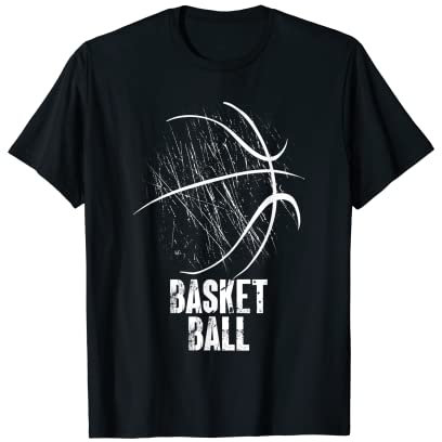 Basketball Vintage Ball Dunking Spieler T-Shirt