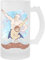 Hopestly Funkeln Kader Kahl Und Schnurrbart Transparent Becher Bier Herren Damen Mug Beer