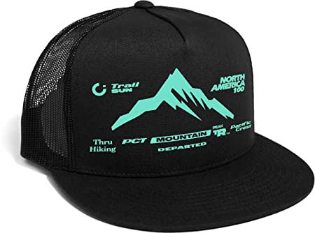 DEPARTED Herren Mesh Trucker Hat mit Print/Motiv - Snapback Cap - No. 351, Black