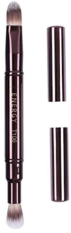 ENERGY 2-in-1 Concealer und Crease Pinsel, Highlighter, Reise Make-up-Pinsel für Flüssig, Creme und Puder Makeup (Geschenk für Sie/Frau)