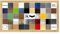 Colorello Deluxe Bilderrahmen Posterrahmen 30x90 cm Panorama und Quadrat Formate Fichte Dekor klares Kunstglas