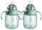 Tommee Tippee Superstar Weighted Straw Cup for Toddlers, 6m+, 10oz, 2 Pack Leak and Shake-Proof, Antimicrobial Technology, Green