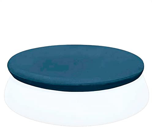 COM-FOUR® Pool Cover Round - Lona térmica Resistente a la luz - Lona para Piscina Redonda - Cubierta como protección contra la Suciedad para depósitos de Agua - lámina Protectora de Piscina