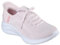 Skechers Ultra Flex 3.0 Brilliant Path, Zapatillas Mujer, Light Pink Textile Trim, 36.5 EU
