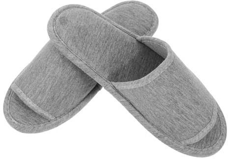 SHERCHPRY Zapatillas De Viaje Plegables para Hombre Zapatillas Abiertas Portátiles Ligeras con Suela Flexible Impermeable Bolsa con Cordón para Hotel Casa Y Negocios 11.02 X 3.14 X 0.39 in