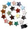 Aitsite 18 Piece Star Crystal Stones Healing Crystals and Gemstones Chakra Crystals Set for Meditation Balancing and Decoration