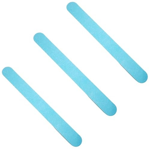 Pack of 3 Nail Files (150 Grit) [Light Blue]