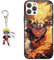 PBNDJVG Handyhülle für iPhone 11 Hülle 6.1 Zoll, Anime Mit Schlüsselbund Muster Design Manga Case Cartoons Schutzhülle TPU Silikon Charmant Für Jungen Frau Karikatur, 03