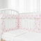 Babysanity - Paracolpi Lettino Ad Alta Traspirazione Dotato di Sistema Baby Air Mesh (Fantasia Rosa)