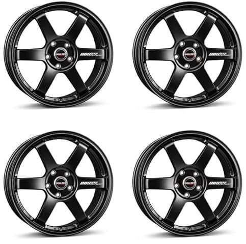 4x Borbet Felgen DB8GT2 8.5x19 ET35 5x120 black matt kompatibel mit Saab 9-5