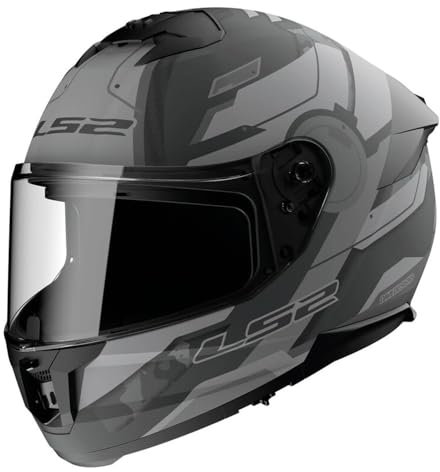 LS2, Casco Moto Integrale STREAM II SHADOW Matt Titanium Grey, L