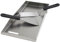 FINEUNAN Edelstahl Grillplatte | 41,5x20x3,5 cm | Universal BBQ Plancha aus dickem 4mm & rostfreiem Edelstahl passend für Weber Gasgrill und Holzkohlegrill | Grillplatte mit Grill-Spachtel Schaber set