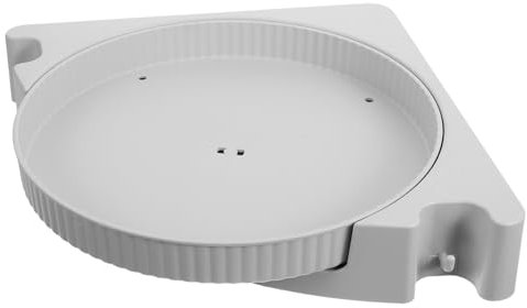 VOSAREA Étagère Murale à Épices Rotative Sans Perçage Organisateur De Rangement Pour De Cuisine Et Salle De Bain Support Décoratif Pratique