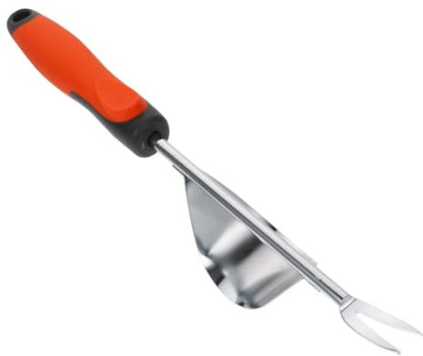 POPETPOP Extracteur De Mauvaises Herbes Manuel en Acier Inoxydable pour Jardinage, Désherbeur à Gazon Ergonomique Fourche pour Enlever Les Racines, Outil De Désherbage Léger Et Portable