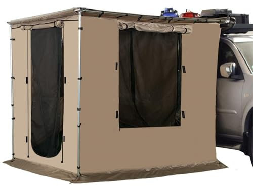 Customize what you need Camping Shower Tent Awning for Cars, Vehicle Awning Shower Room with Roof SUV Truck Bathroom Tent Privacy Shelters, Car Side Shower Room