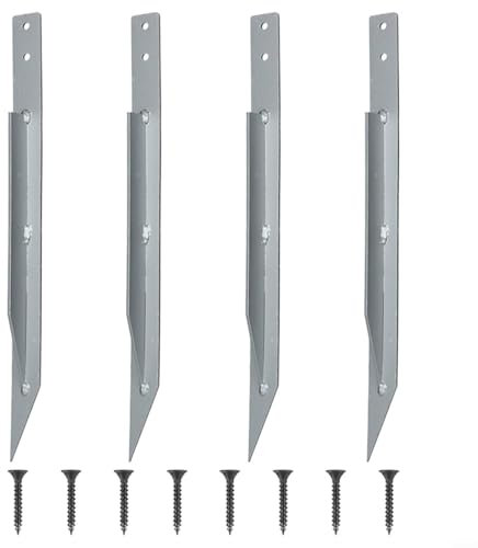 Snowchecking 4Pcs Ground Anchors For Swing, Anchor Outdoor Swing With Screws For Wooden Structures