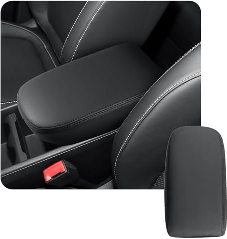 CDEFG Kompatibel mit Neu Skoda Kodiaq ii 2024 2025 Facelift Mittelarmlehne Armlehnen Deckel Abdeckung Kratzschutz Mittelkonsole Kunstleder Armlehne Box Cover Auto Kodiaq 2 RS/Sportline Zubehör