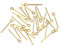 Augenstifte für Schmuck zu 100 pcs 1.18 Edelstahl Gold Augenstifte für Halskette Armband Ohrring anheizen..