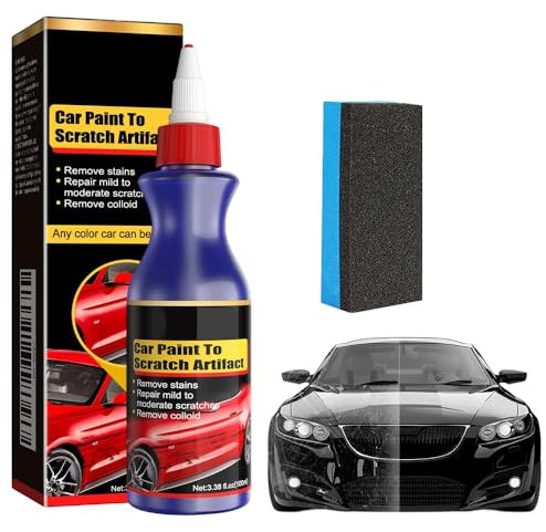 Auto Kratzerentferner Paste, 2025 Neu Schneller Kratzerentferner für Autos, Car Scratch Repair Wax mit Anti-Kratzer Schutz Tiefen Kratzer Reparatur Creme Entfernt Kratzer Effektiv und Schnell (1)