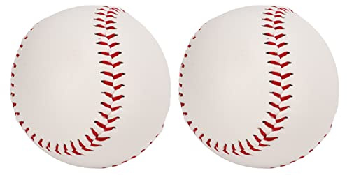 PU Leder Professionelles Training Softball Langlebige Indoor -Outdoor -Sport 2PCs