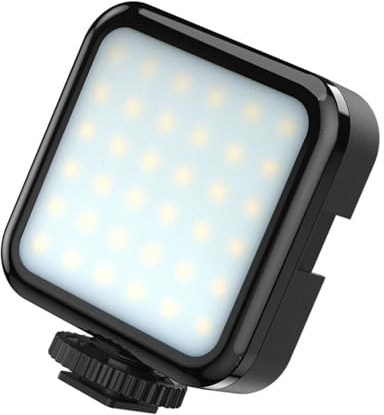 Hoement Kamera Fotografie Fülllicht Quadratisch Schwarz Dimmbares Led Zusatzlicht Für Videokonferenzen Und Live Stream Kompakt Und Batteriebetrieben Für Online Unterricht Und Video Chat