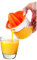 MSC International 29600 Harold Import Co. Exprimidor de cítricos de vidrio, naranja