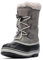 Sorel Yoot Pac Nylon WP, Stivali da Neve Impermeabili Unisex - Bambini e ragazzi, Grigio (Quarry/Dove 212), 32 EU