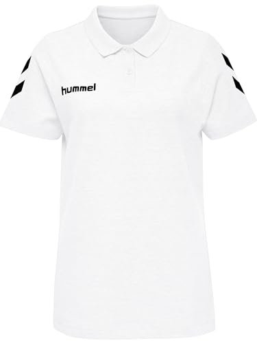 hummel hmlGO Cotton Poloshirt Damen F7026 Weiss, 2XL Damen