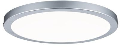 Paulmann 709.34 Deckenleuchte Atria LED-Panel 300mm 19W 4000K Chrom matt 230V Kunststoff