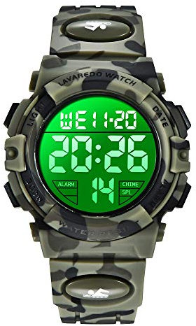BEN NEVIS Digital Uhren für Kinder Jungen-Wasserdicht Sports Outdoor Digitaluhr Kinder Silikon Armbanduhr mit Wecker/Stoppuhr/LED-Licht/Stoßfest