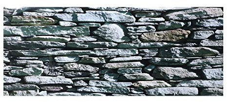 Aquarium Hintergrund Poster Aquarium Hintergrund Aufkleber Aufkleber Stonewalling Muster PVC Aufkleber Aquarium Landschaft Tapete(122 * 50cm)