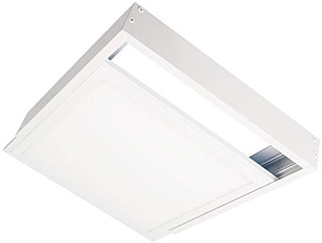 Cadre carré support fixation plafond mural pour panneau LED 60 x 60 cm
