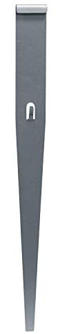 bellissa - Bodenanker-Fixierung für Rasenkanten Zinkstahl Höhe 20cm 50er Set - Robuster Erdanker für zusätzliche Stabilisierung von Beetabgrenzungen & -einfassungen - Erdspieß für Beetbegrenzung