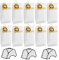 13 Pack vk140 FP140 Sacchetti Compatibili con aspirapolvere Vorwerk Folletto VK140 VK150 Sacchi - 10 Sacchetti + 3 Filtri