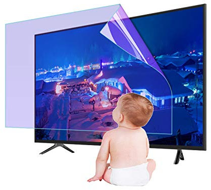 AIZYR Antireflex-TV-Displayschutz Augenermüdung Lindern, Blendfreie Anti-Kratz-Folie Passend Für LCD-, LED-, 4K OLED- Und QLED-HDTV-Displays,40 inch 875 x 483